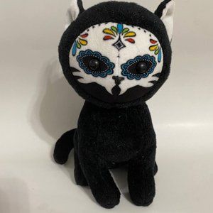 Day of the Dead Aurora Plush Cat Día de los Muertos